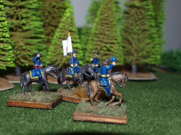 Stone Mountain Miniatures 15mm Mounted Union Command